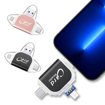Versatile 4-in-1 Universal SD and TF Card Reader