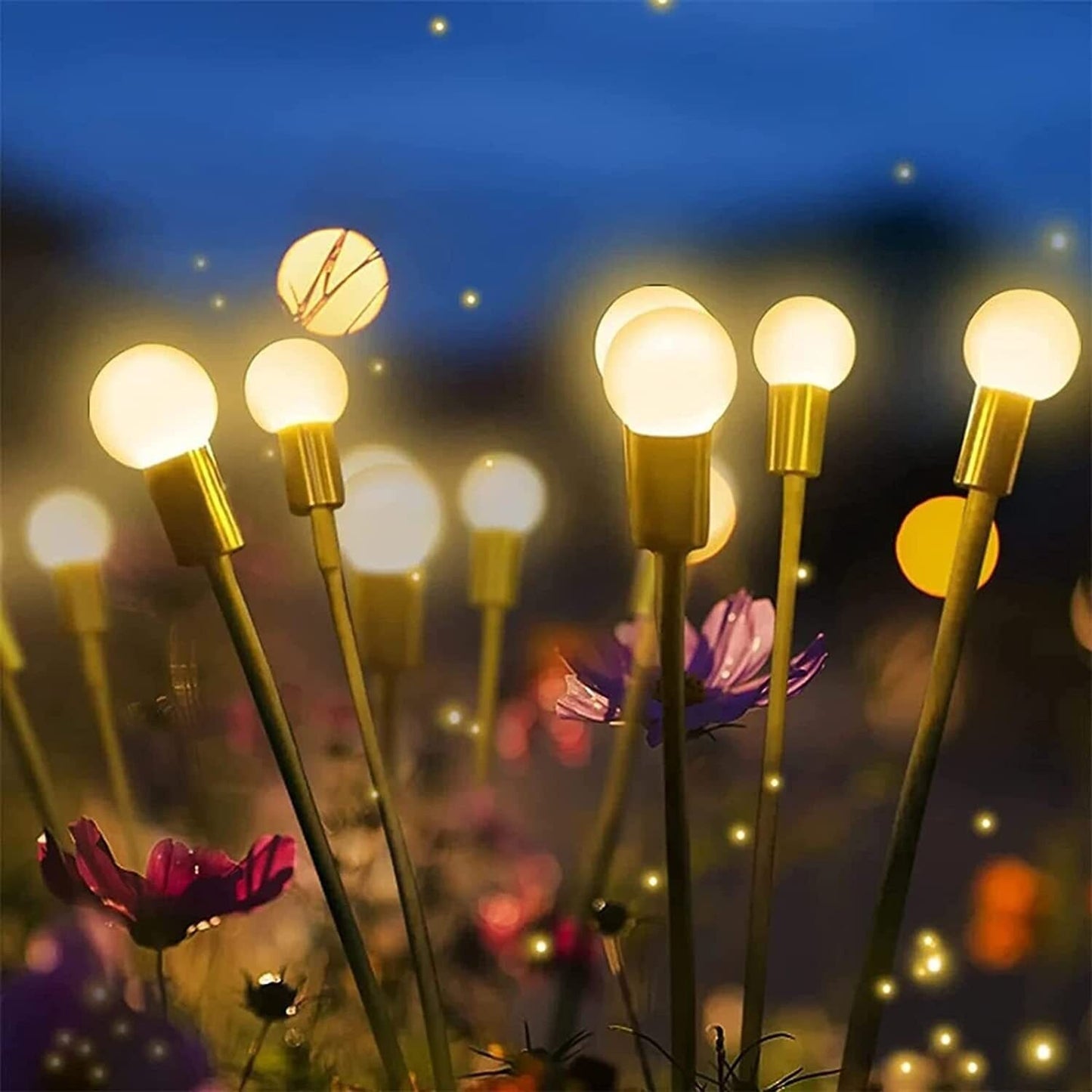 Enchanting Solar Motion Garden Lights - Set of 2