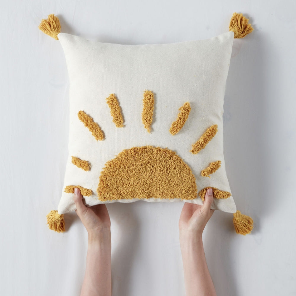 Radiant Dawn Bohemian Pillow Cover