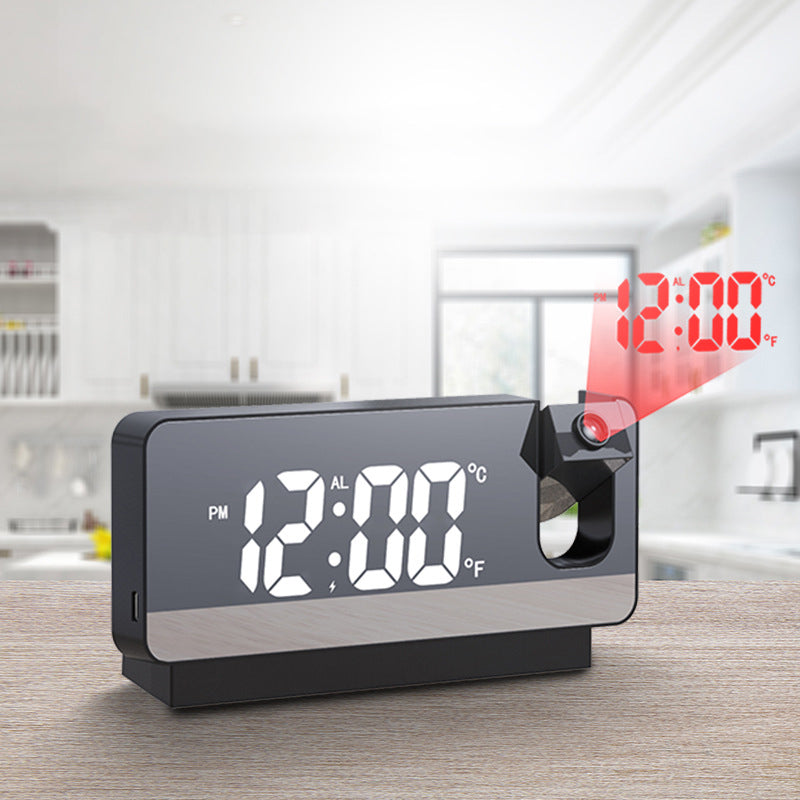 Advanced Projection Alarm Clock with USB Charging