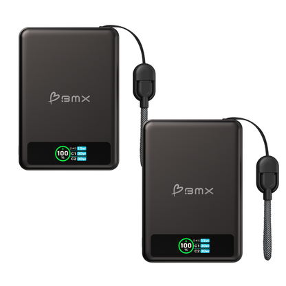 Dual Magnetic 10000 mAh Power Banks | 30W USB-C Fast Charging