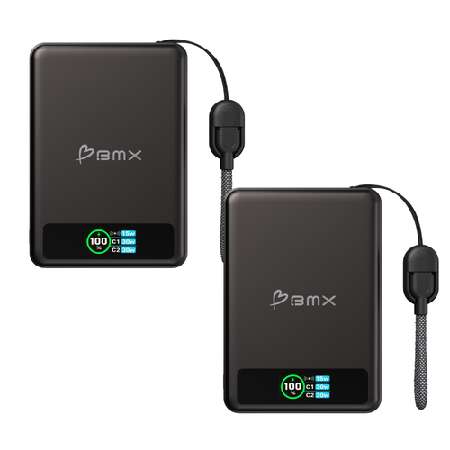 Dual Magnetic 10000 mAh Power Banks | 30W USB-C Fast Charging