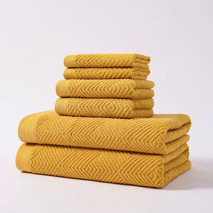 Plush Comfort Cotton Towel Collection | 6-Piece Set