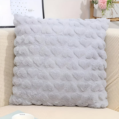 Cozy Love Heart Decorative Pillow Cover