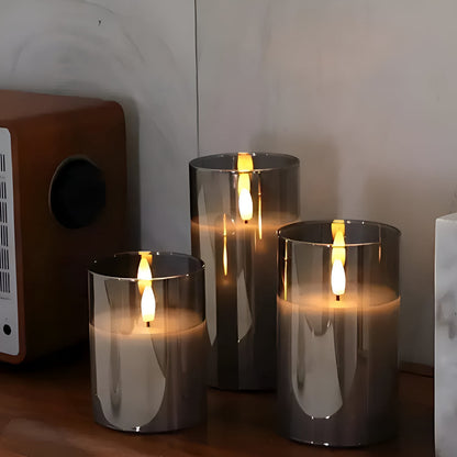 LED Candle with Timer and Remote Control - 3D Effect, Flameless