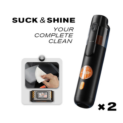 Handheld Vacuum Cleaner for Effortless Cleaning with 5 Versatile Attachments