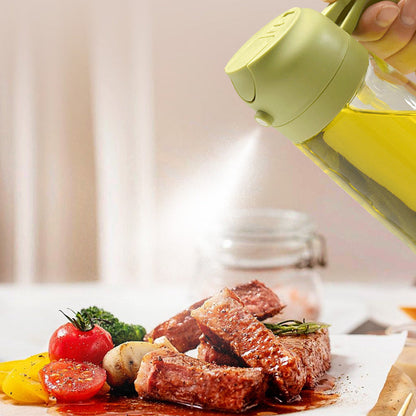 Dual-Function Glass Oil Sprayer and Dispenser