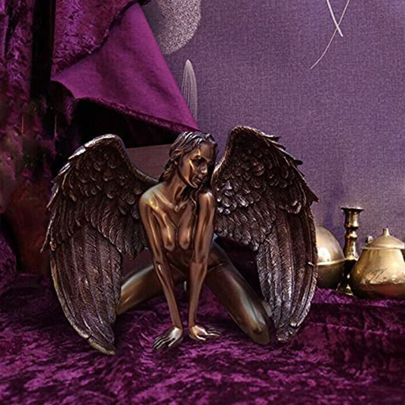 Kneeling Cloak with Wings and Hat for Women – Art Angel Design