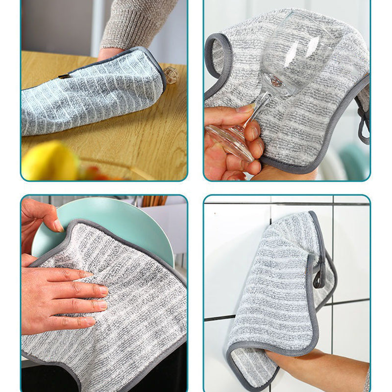 Reusable Bamboo Dish Cloth for Eco-Friendly Cleaning