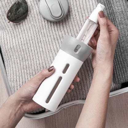 Portable Skin Care Dispenser Bottle - 4-in-1 Multi-Function