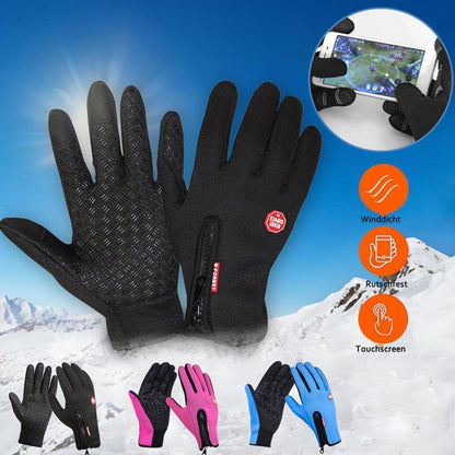 Unisex Touchscreen Gloves – Warm, Windproof, and Waterproof