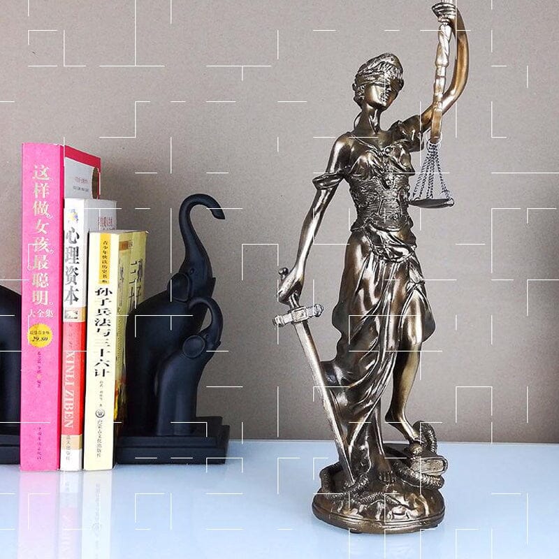 Justice Goddess Decorative Statue