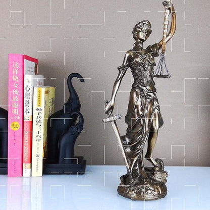 Justice Goddess Decorative Statue