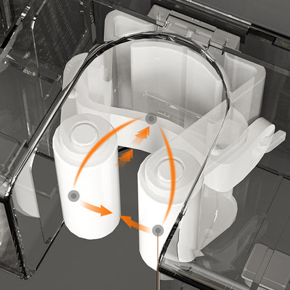 Versatile Storage Rack with Hooks for Home Organization