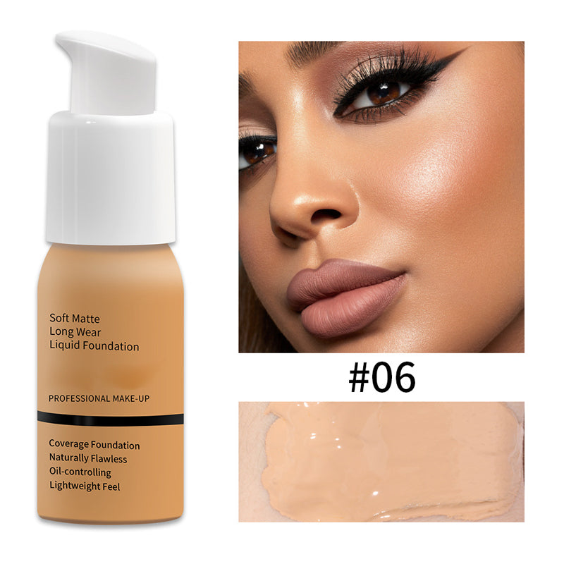 Silky Matte Liquid Foundation for Flawless Confidence