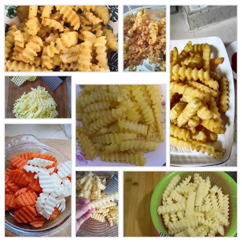 Wavy Potato Cutter with Spike Blade