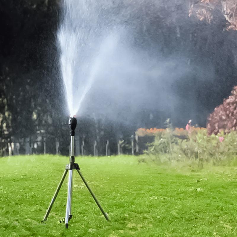 Rotating Tripod Sprinkler with Automatic Function