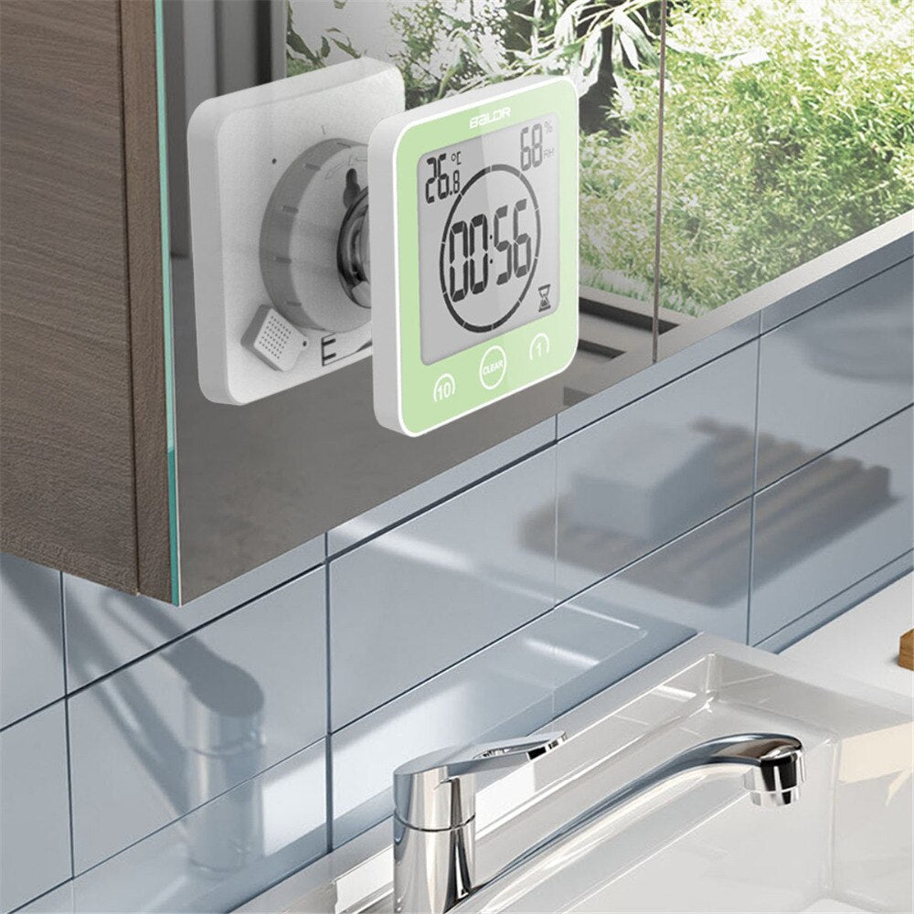 Waterproof Bathroom Clock - Reliable Timekeeping for Showers