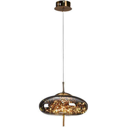 Adjustable Ceiling Pendant Light with Decorative LED Design