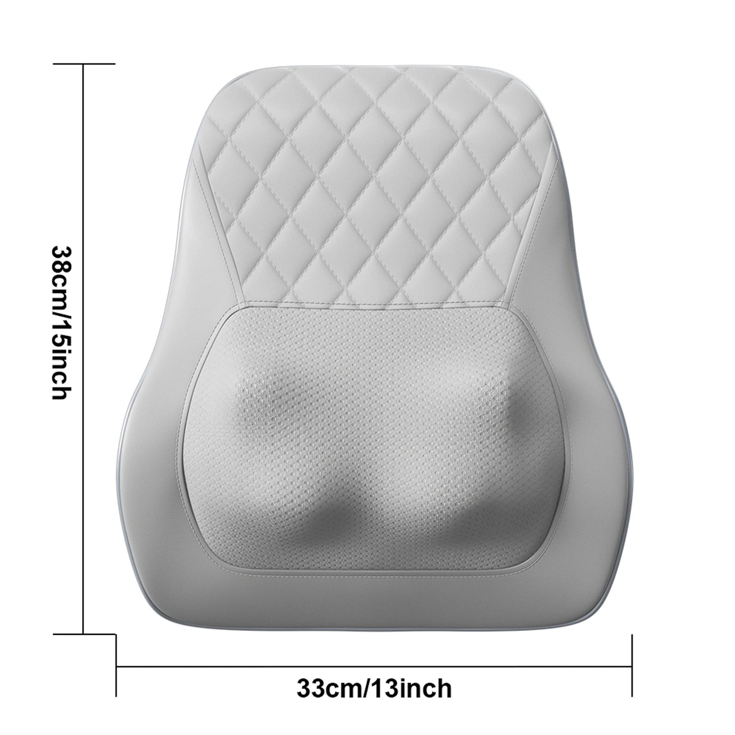 Electric 3D Kneading Massage Pillow for Neck, Back, and Lumbar Relief