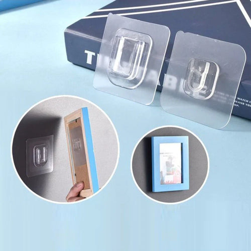 Set of 5 Versatile Double-Sided Adhesive Wall Hangers