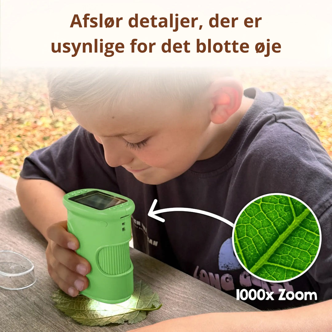 Pocket-Sized Digital Microscope for Young Explorers