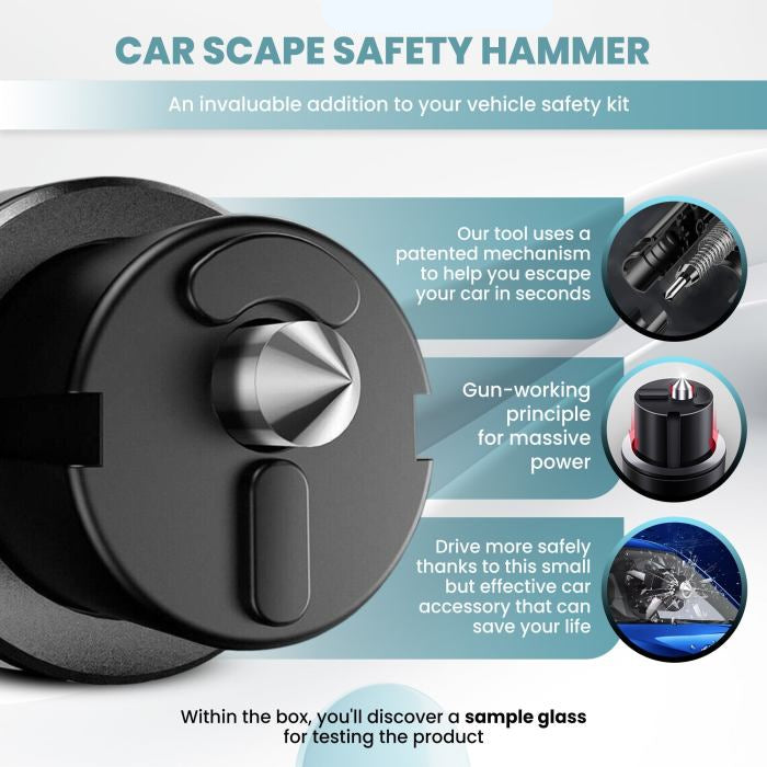 SafeEscape Auto Window Shatter Tool