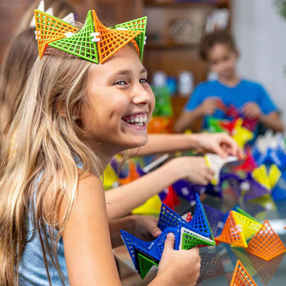Hyperbolic Building Toy for Creative Play