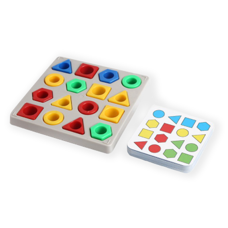 Colorful Sensory Learning Toy for Shape Adjustment Play