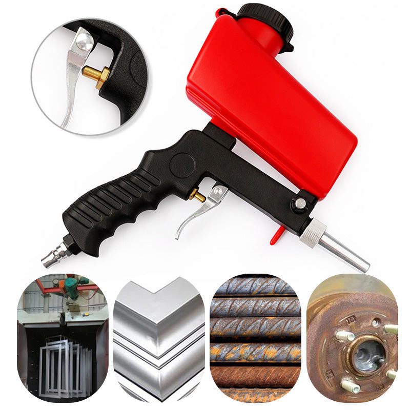 Portable Pneumatic Sandblasting Gun – Lightweight – Easy to Use – High Efficiency