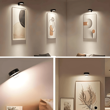 Versatile Magnetic Wall Lamp for Artistic Illumination
