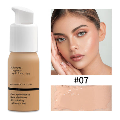 Silky Matte Liquid Foundation for Flawless Confidence