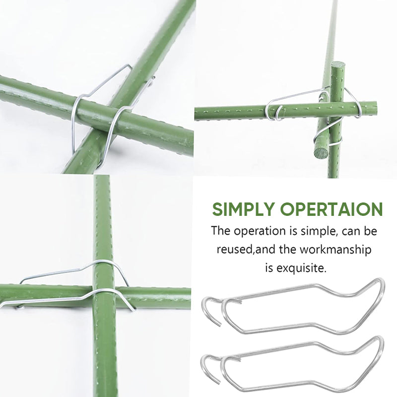20 Durable Garden Connector Clips for Plant Support