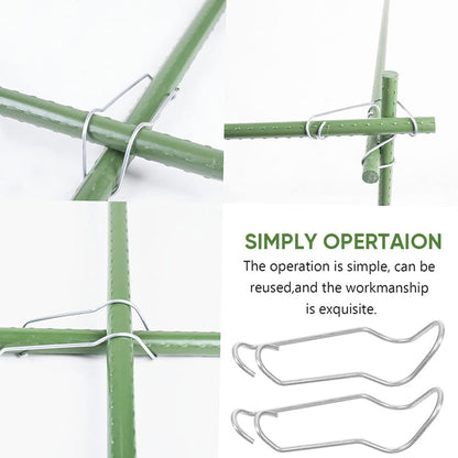 20 Durable Garden Connector Clips for Plant Support