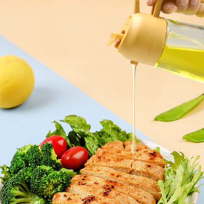 Glass Oil Sprayer and Dispenser - 2 in 1 with 50% Discount [Last Day Sale]