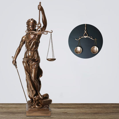 Justice Goddess Decorative Statue