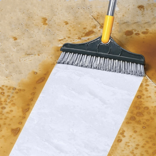 Dual-Action Floor Cleaner Brush