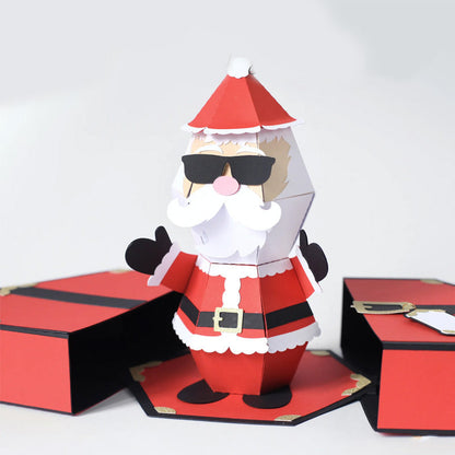 Surprise Santa Prank Pop-Up Card for Holiday Fun