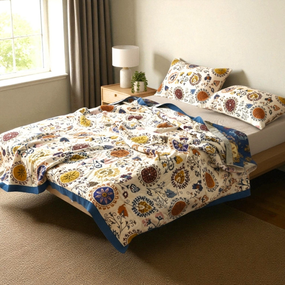 Lightweight Muslin Cotton Summer Blanket for Cozy Comfort