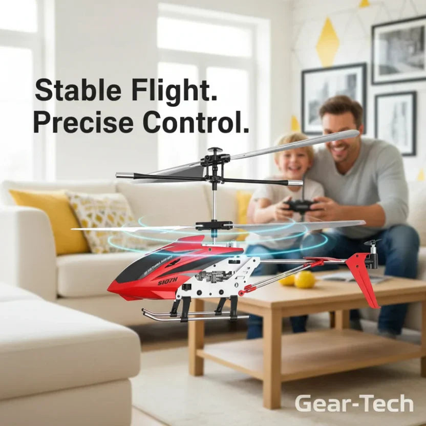 Crash-Resistant Compact Helicopter for Kids and Adults