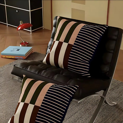 Chic Striped Throw Pillow Cover for Modern Homes