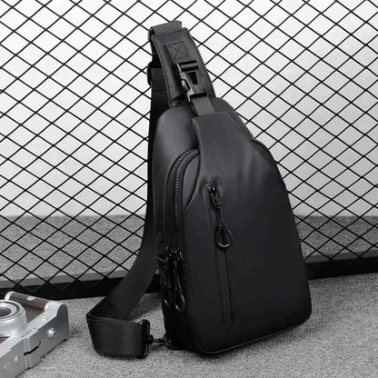 Water-Resistant Crossbody Bag with Anti-Theft Features for Urban Use
