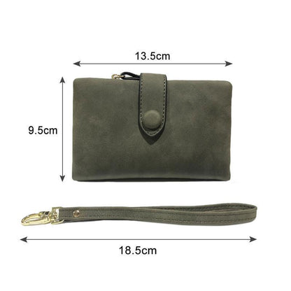 Compact Elegance: Women’s Trifold Wallet in Luxurious Leather