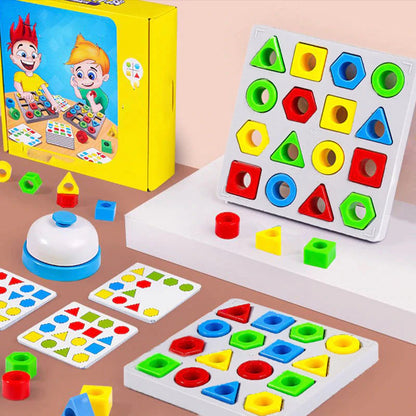 Colorful Sensory Learning Toy for Shape Adjustment Play