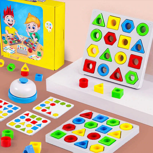 Colorful Sensory Learning Toy for Shape Adjustment Play