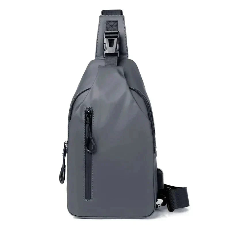 Water-Resistant Crossbody Bag with Anti-Theft Features for Urban Use