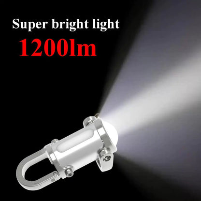 Pocket-Size Rechargeable Keychain Light with USB-C