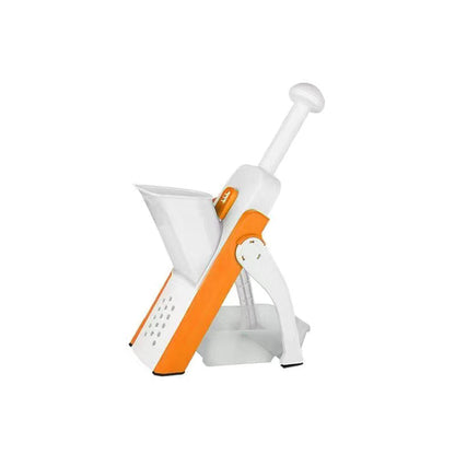 Versatile Vegetable Slicer with Adjustable Safety Features