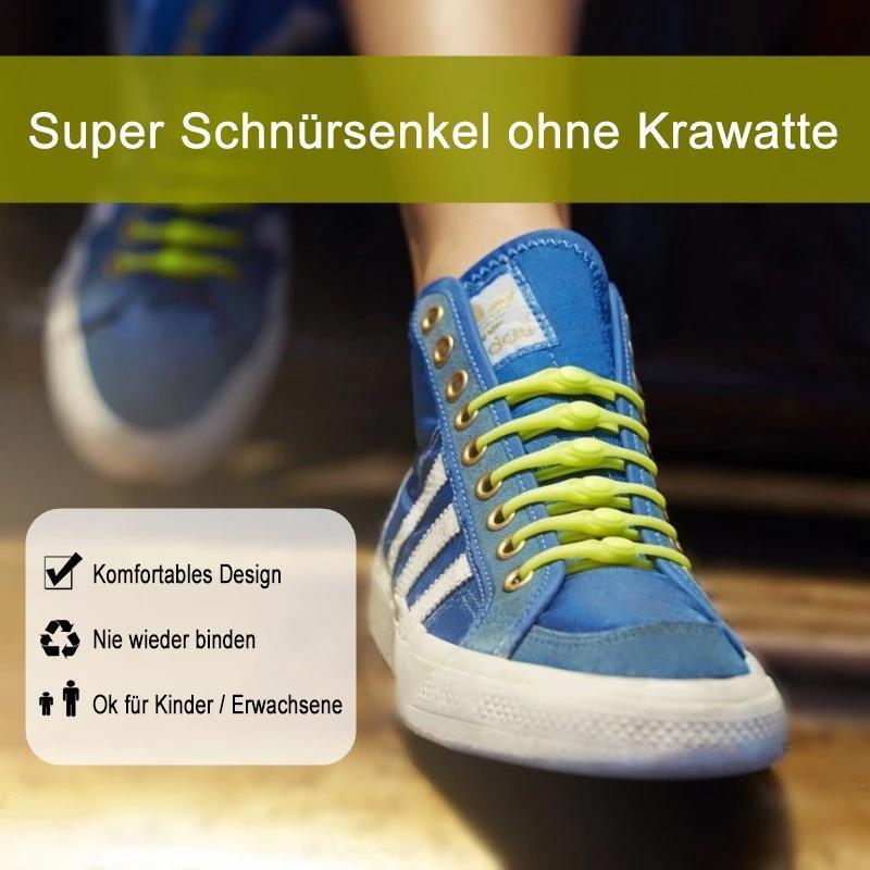 Waterproof Silicone Shoelaces - Buy 3, Get 3 Free [Last Day Sale]