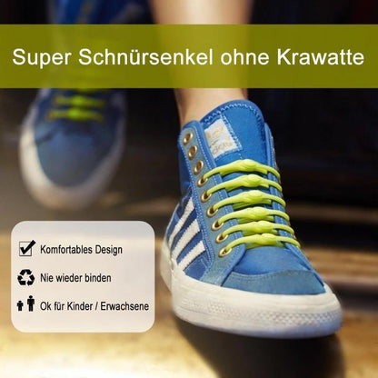 Waterproof Silicone Shoelaces - Buy 3, Get 3 Free [Last Day Sale]
